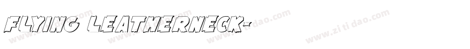 Flying Leatherneck字体转换